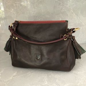 Dooney & Bourke handbag - chocolate brown leather